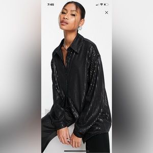 ASOS sequin blouse